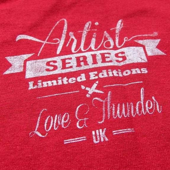 Quit Cursin' the Darkness T-shirt - Vintage Red - Image 3