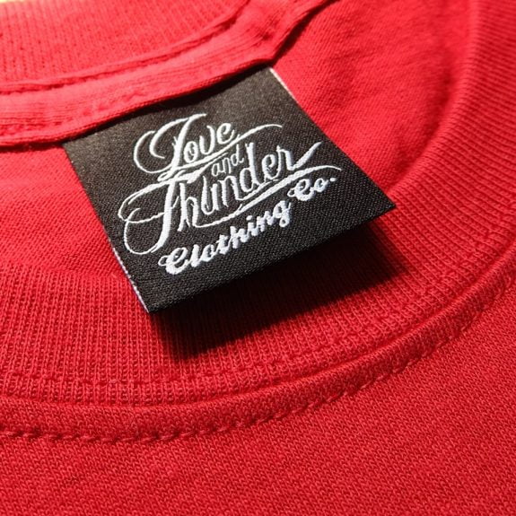 Quit Cursin' the Darkness T-shirt - Vintage Red - Image 2